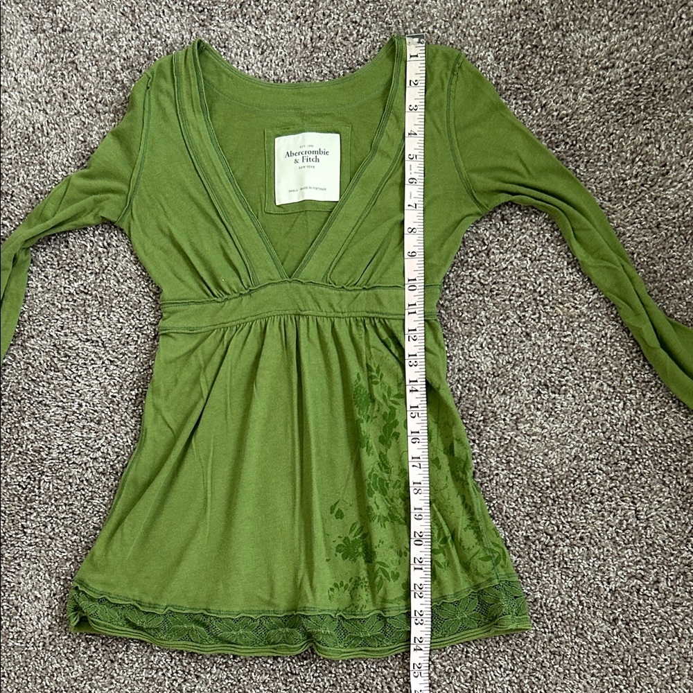 Viral Y2K vintage Abercrombie & Fitch Babydoll Top - Picture 9 of 10